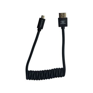 Blackhawk Coiled Micro HDMI to Full HDMI Cable (12-24")