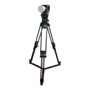 Blackmagic PYXIS 6K EF + Teris Fluid Head with 100mm Flat Base 2-Stage Carbon Fiber Tripod (33lb)
