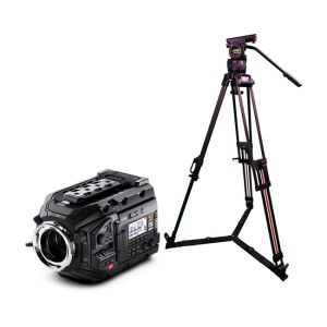 Blackmagic URSA Mini Pro 12K + Teris Fluid Head with 100mm Flat Base
2-Stage Carbon Fiber Tripod (33lb)