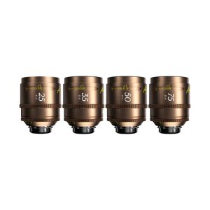 DZOFILM Arles Lustre 25/35/50/75mm (PL, Gold Case, 4pcs, Imperial)