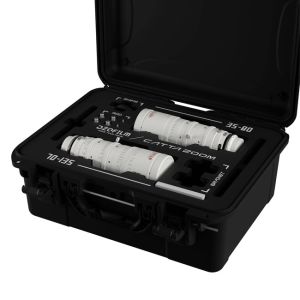 DZOFILM Catta 35-80 & 70-135mm T2.9 E-Mount Cine Zoom 2-Lens Bundle (White)