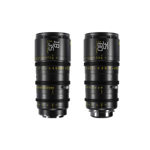 DZOFILM Catta Ace FF 18-35/35-80mm T2.9 Cine 2-Lens Bundle (PL/EF, Black) 