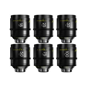 DZOFILM Arles Prime 18/25/35/50/75/100mm (PL, Black Case, Imperial)