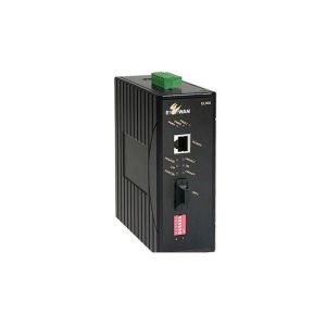 EtherWAN Ethernet Hardened (-40°C - 75°C) 1x 10/100TX port to 1x 100FX Fiber port Media Converter