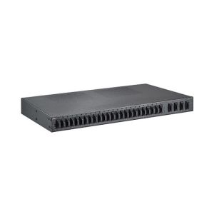 EtherWAN Hardened (-40°C - 75°C) Managed 8x Port 10/100 + 16x 100FX Fiber Ports + 4 Gigabit Ethernet Switch