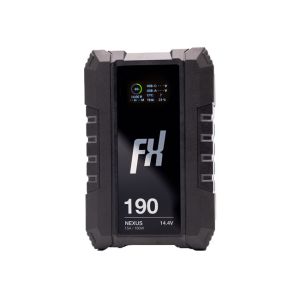 Fxlion Nexus 14.4V/12.8Ah/184Wh Smart V-Mount Battery with LCD & USB-C