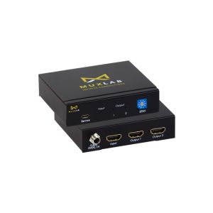 MuxLab 1x2 HDMI Splitter (4K/60)