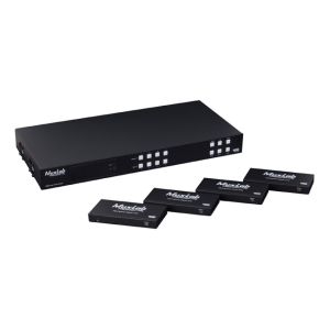 MuxLab HDMI 4X4 Matrix SWX Kit (HDBT, PoC, 4K/60)
