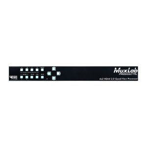MuxLab 4x2 HDMI 2.0 Quad-View Processor