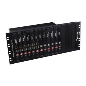 MuxLab 16-Port Rackmount Transceiver Chassis (4.5 RU)