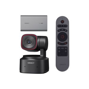OBSBOT Tiny 2 Lite, Remote & NDI Adapter Combo