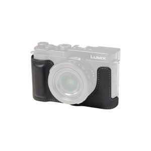 SmallRig Leather Half Case for Panasonic LUMIX L10 (Black)