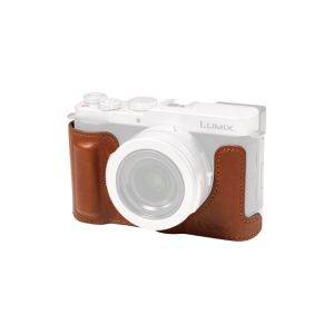 SmallRig Leather Half Case for Panasonic LUMIX L10 (Brown)