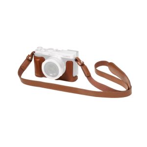 SmallRig Leather Half Case Kit for Panasonic LUMIX L10 (Brown)