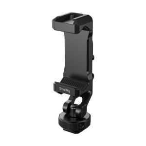 SmallRig PC-T1 Metal Phone Clamp with Triple Cold Shoe Mounts 