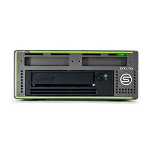 Symply SymplyPRO DIT Thunderbolt Desktop, LTO-9 HH Tape Drive with Thunderbolt 3 & 12Gb SAS Host Interfaces and 2 x 2.5" SSD Docking Bays