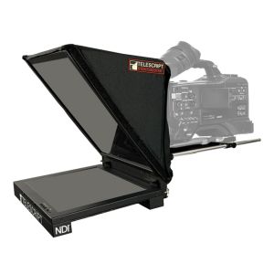 Telescript FPS190F-SDI Fold & Go Teleprompter System with 19" LCD Monitor and Custom Case
