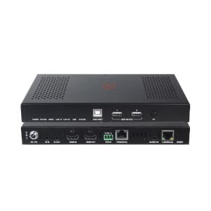 VigilLink SDVoE 10G HDMI 4K60 4:4:4 over IP with Videowall and Multiview with Icron USB 2.0 and Dante Fiber Transceiver