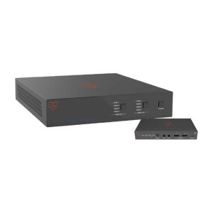 VigilLink 4x2 Collaboration Switch with HDMI 2.0/USB-C and HDBaseT 3.0 Extension with RX